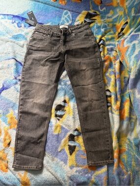 Stone Island Men's Slim Straight Jeans in Charcoal Gray